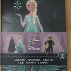 Disney Frozen Blue and Black Journal Set